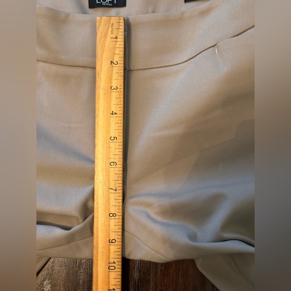 New Ann Taylor LOFT Dress Pants Petites Women's Size 6P Marisa Straight Beige - Picture 14 of 14